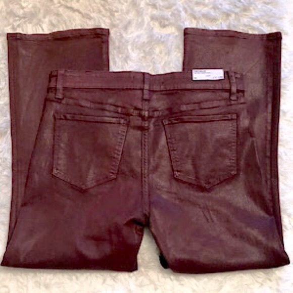 “NEW” Joe’s Jeans The Callie High-Rise Cropped Boot Pant *Coated Edition - Picture 6 of 9